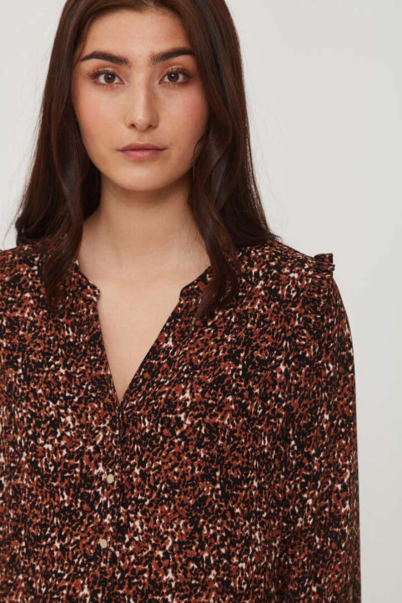 Flouri dress, rust