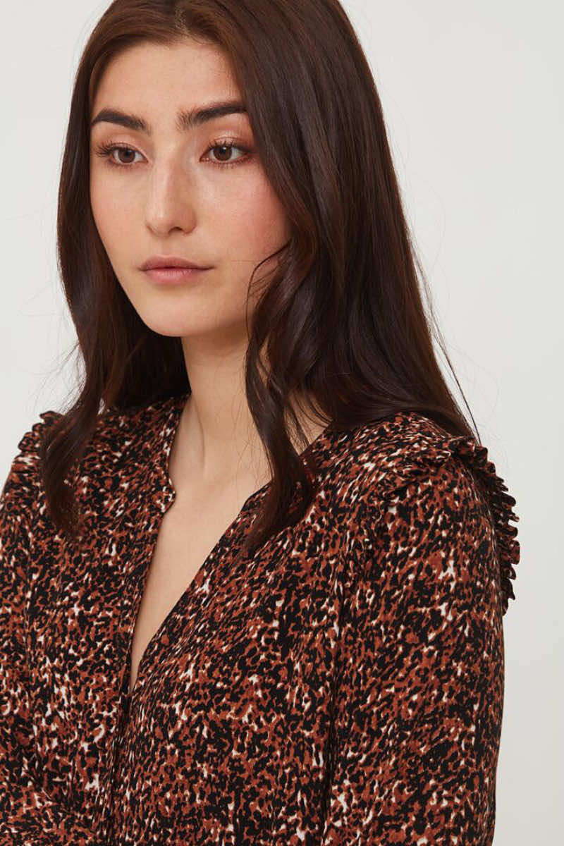 Flouri dress, rust