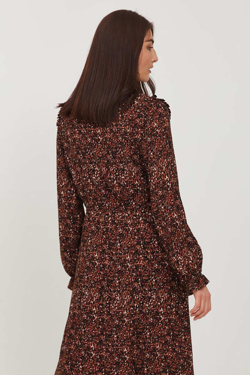 Flouri dress, rust