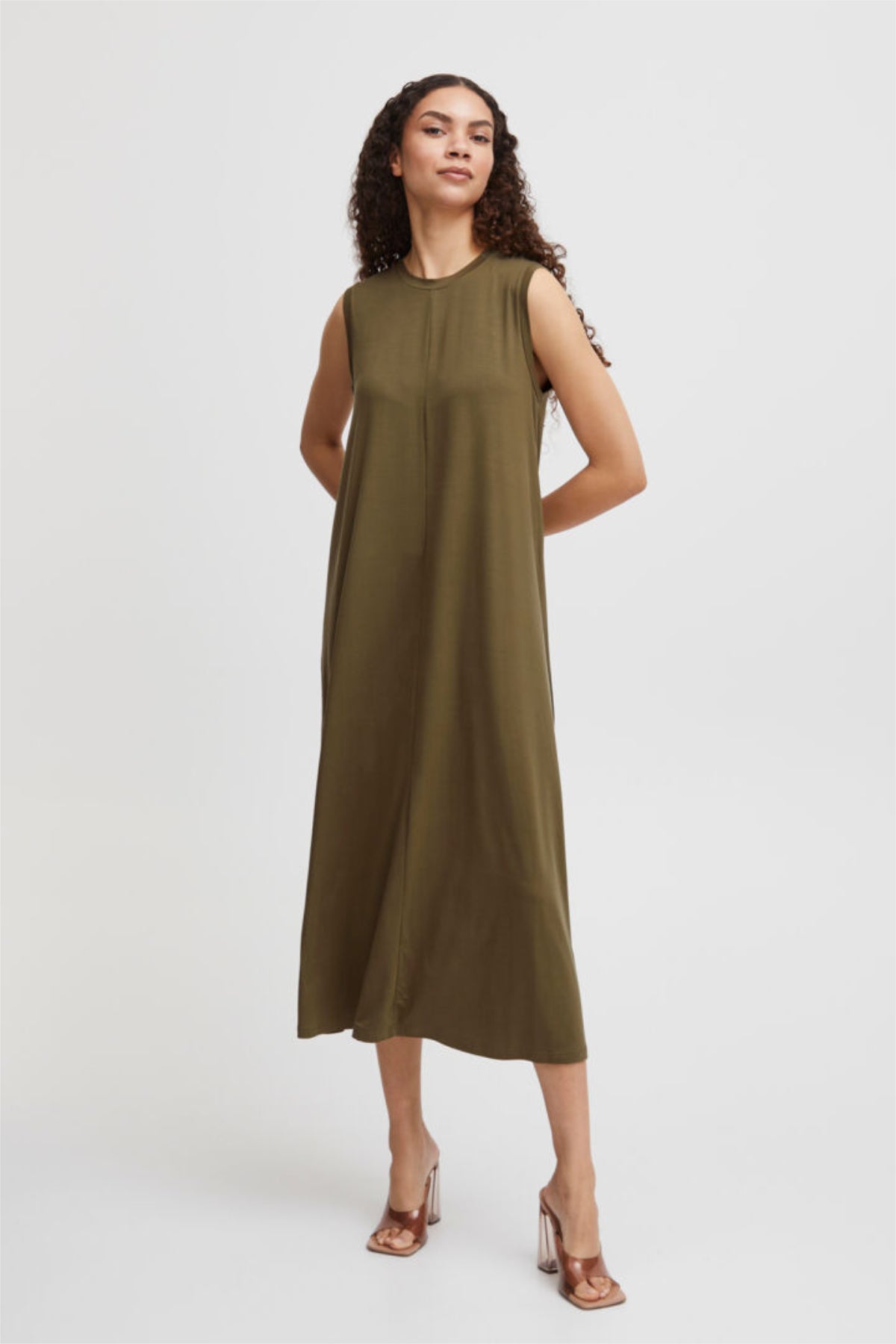 Rexima maxi dress, burnt olive