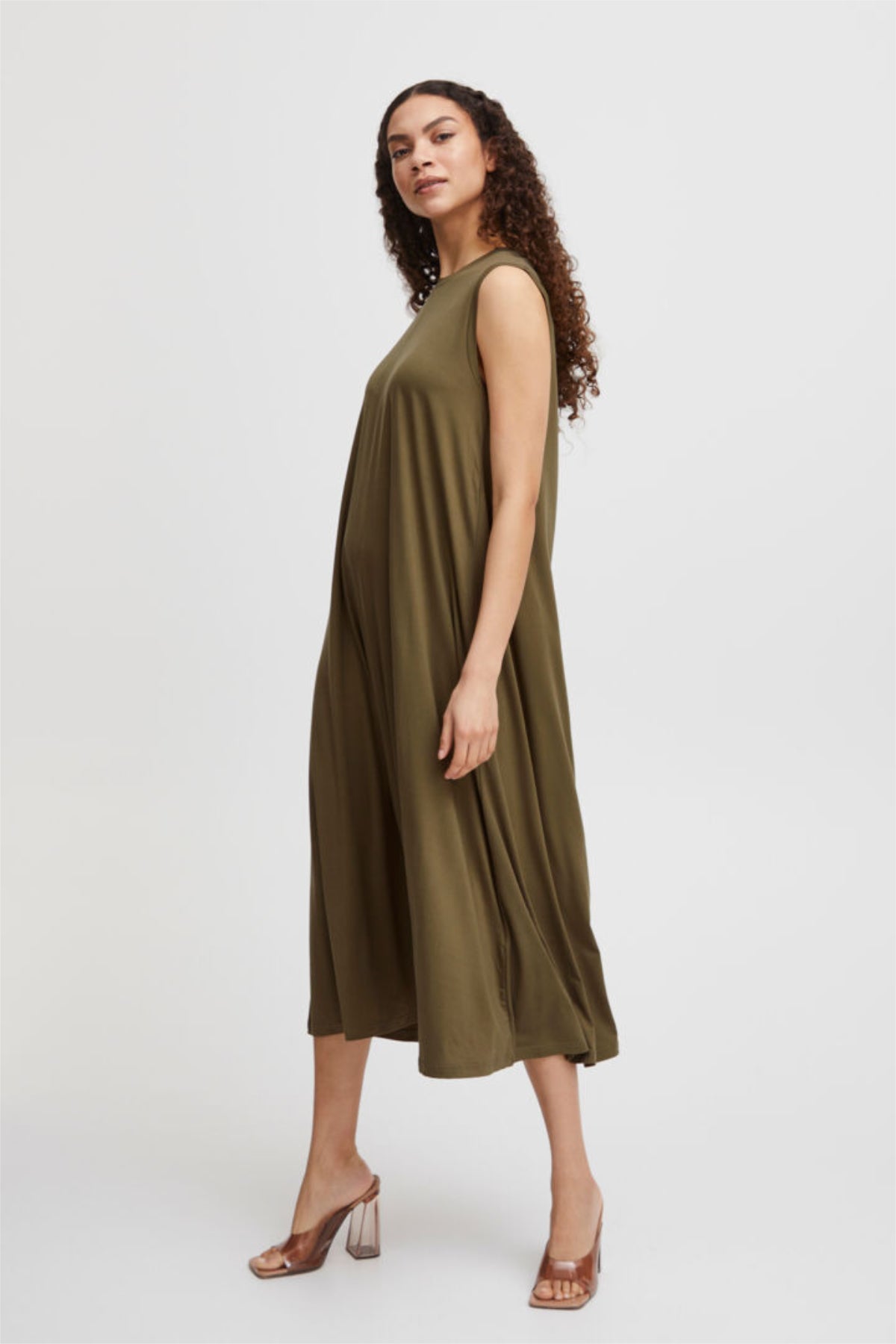 Rexima maxi dress, burnt olive