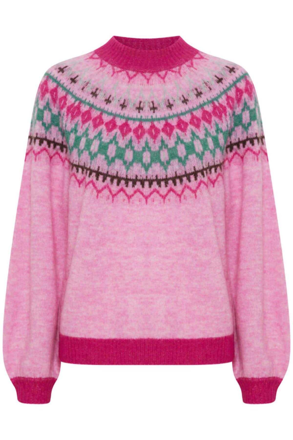 Maritne scandi jumper, cyclamen