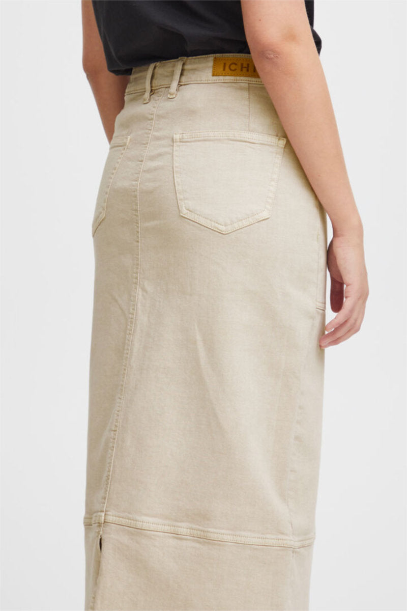 Cenny jean skirt, stone