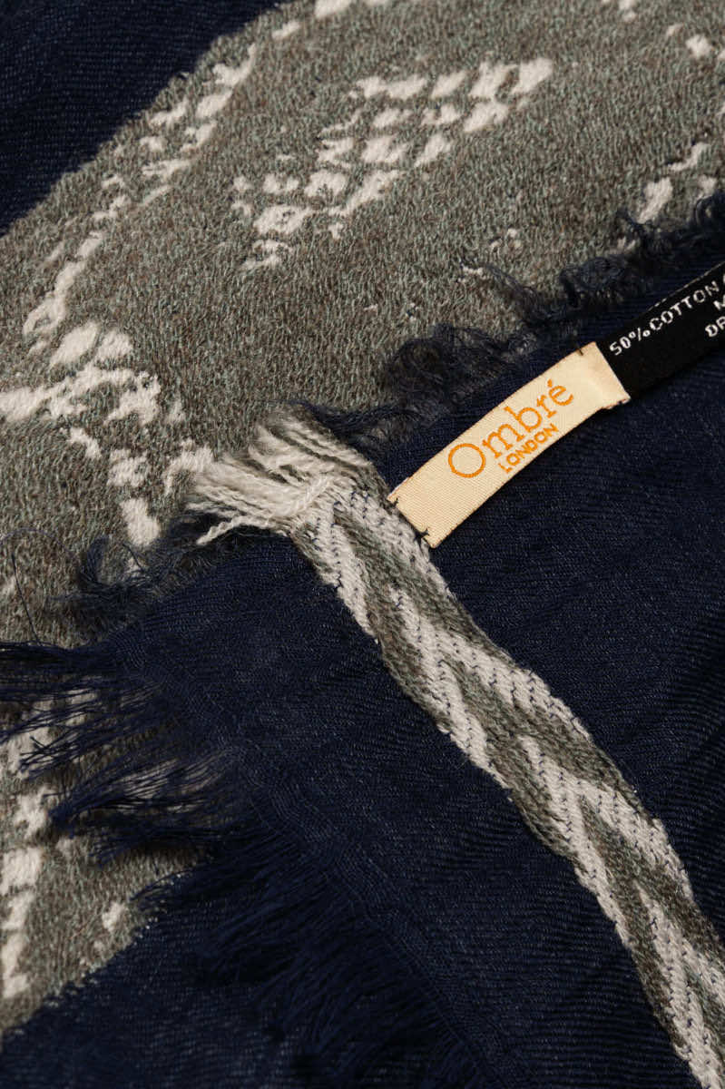 Snake scarf, Navy