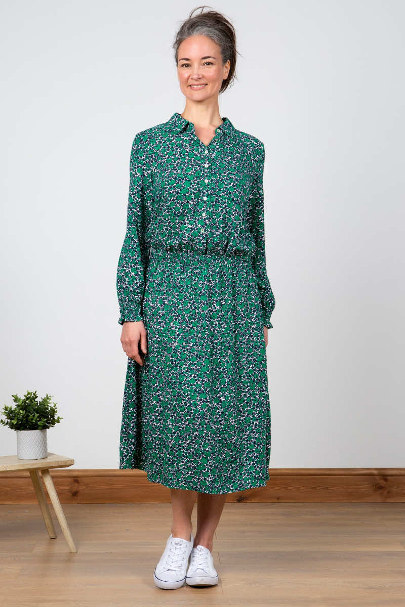 Haywood dress, emerald