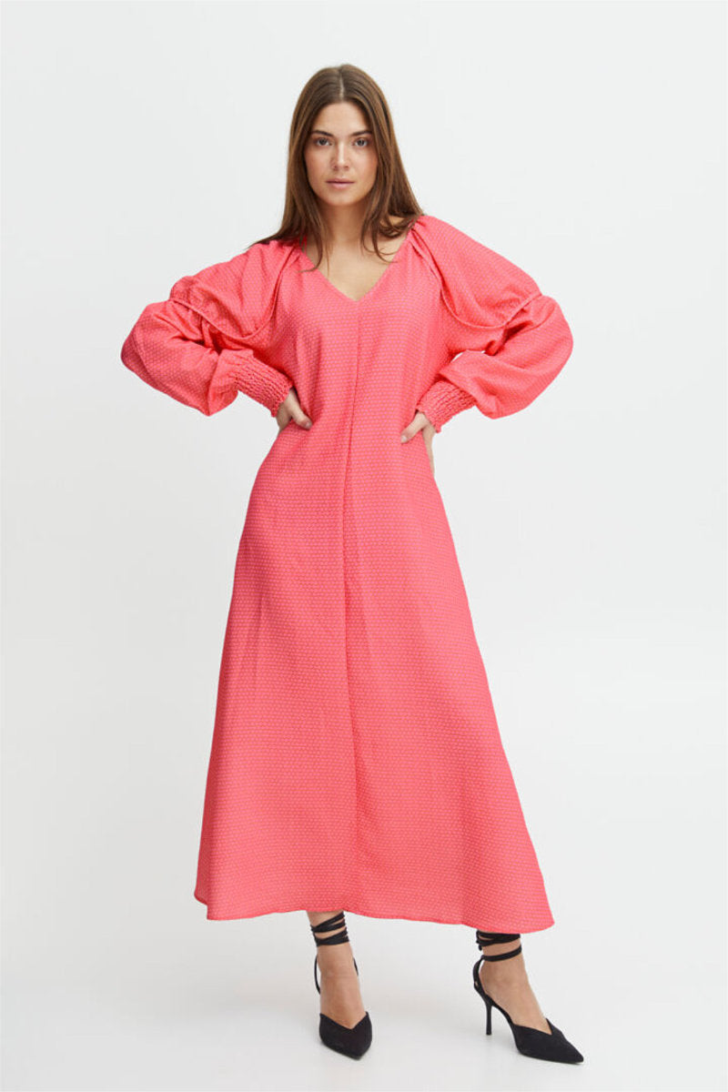 Savino dress, shocking pink