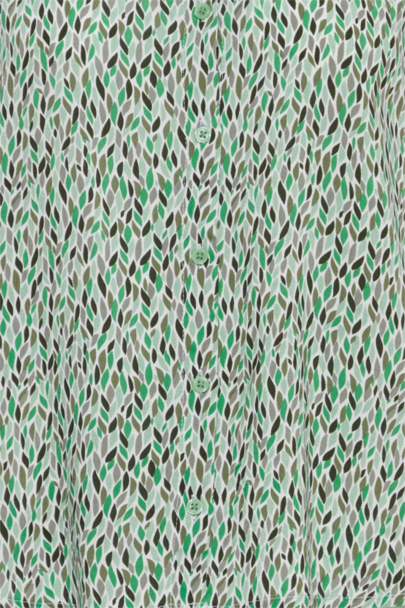 Josa puff sleeve shirt, green