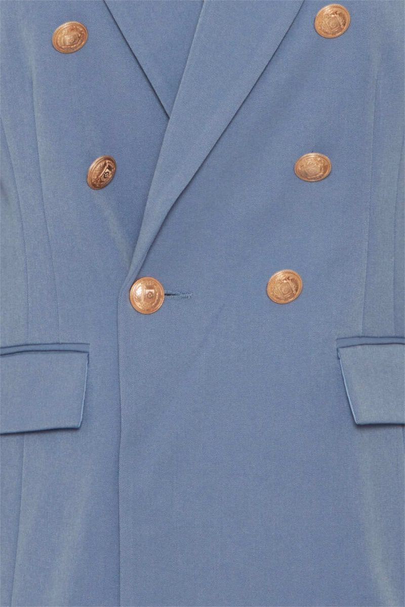 Estale blazer, stonewash blue