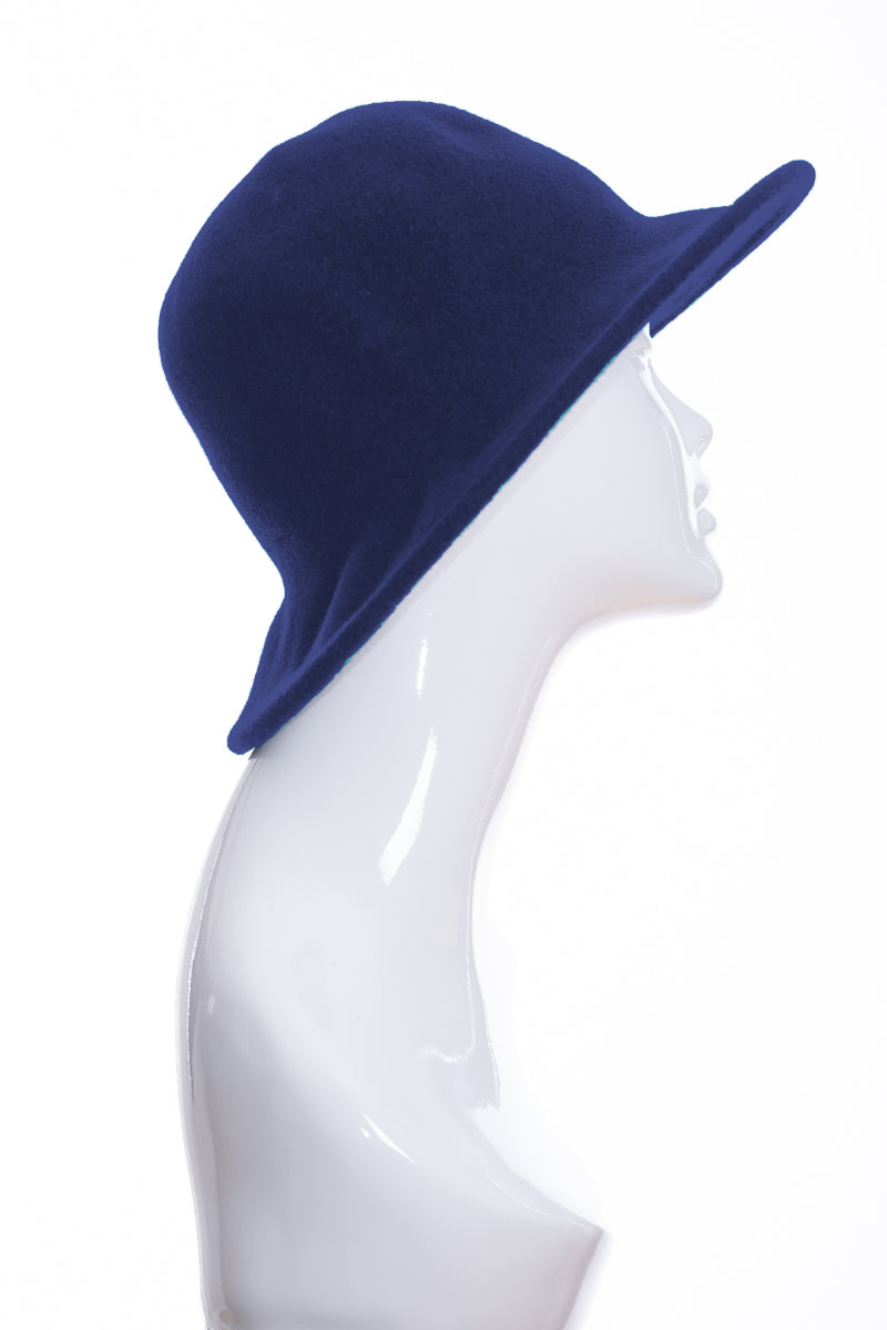 Merino wool fold flat hat
