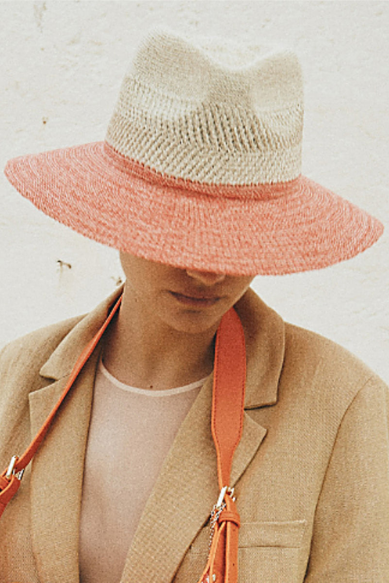 Two-tone panama, Peach