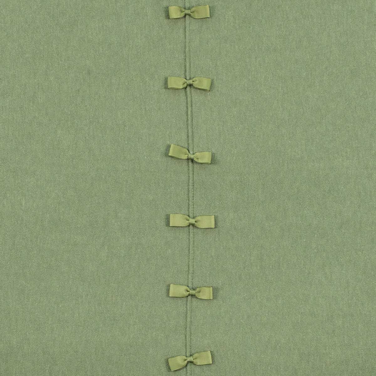 Bow back jumper, sage