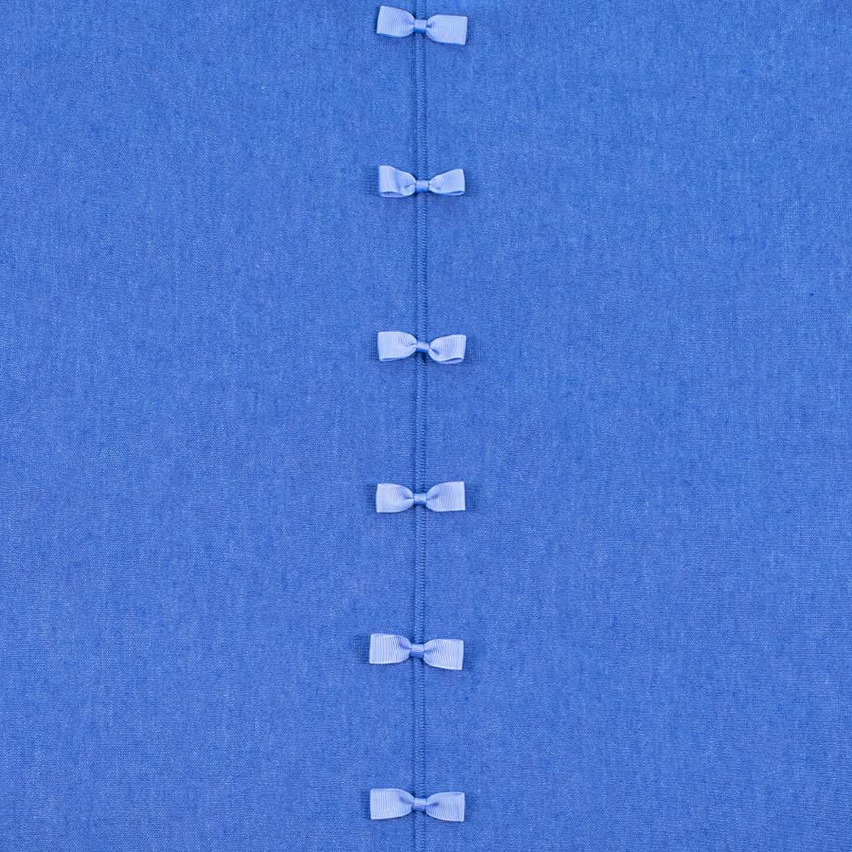 Bow back jumper, blue