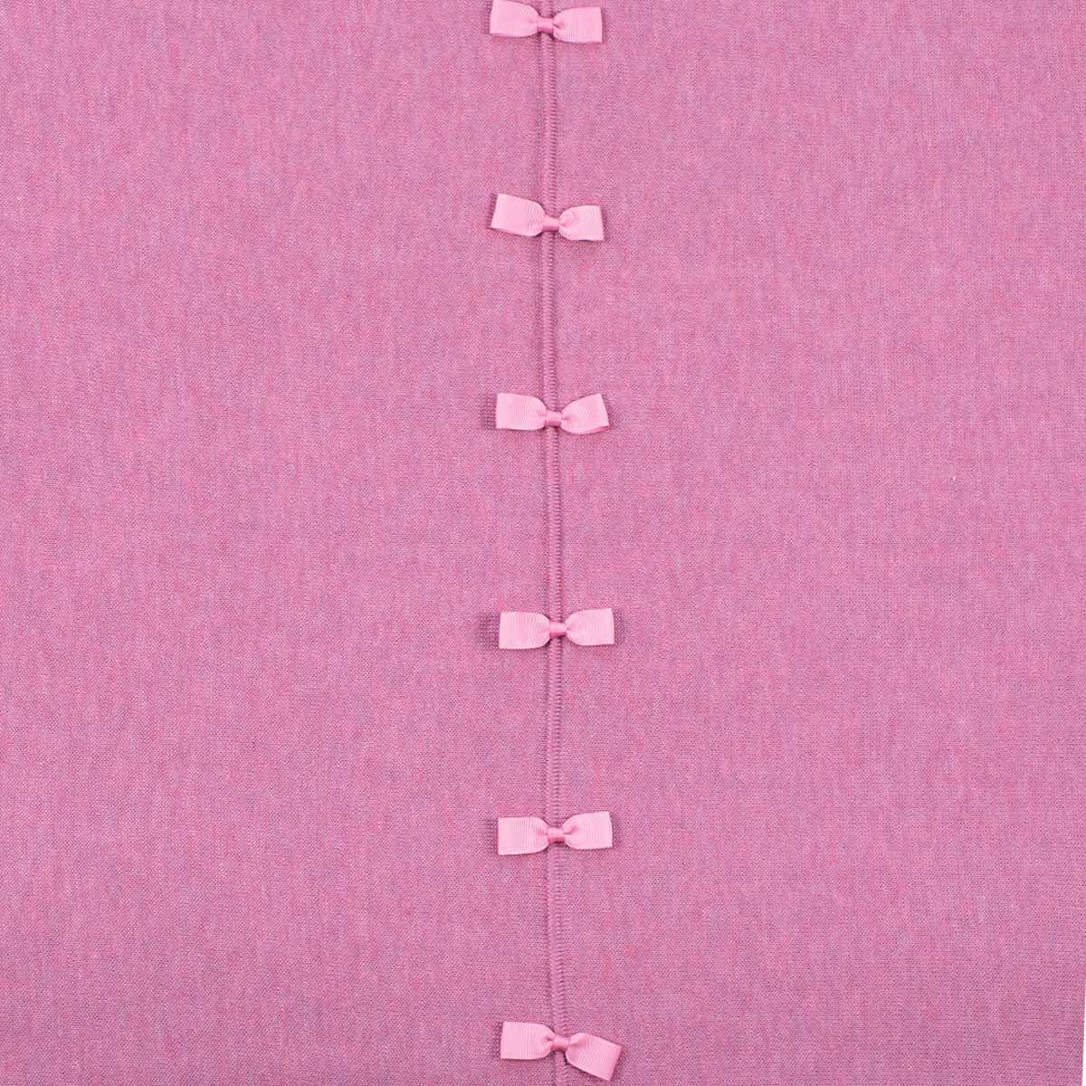 Bow back jumper, pink