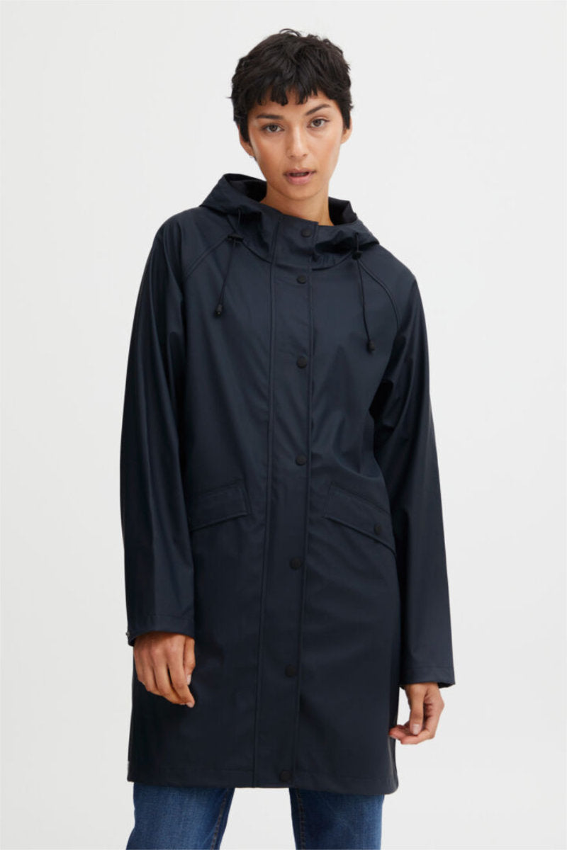 Tazi raincoat, dark navy
