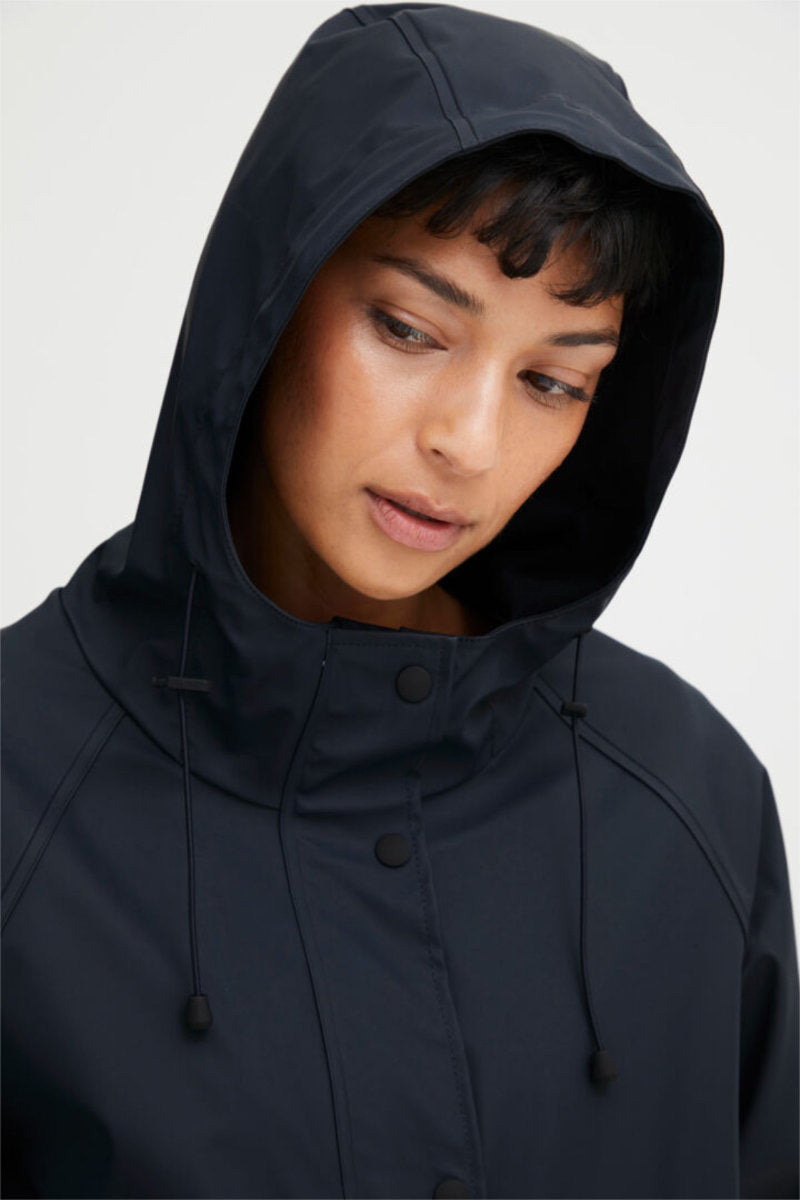Tazi raincoat, dark navy