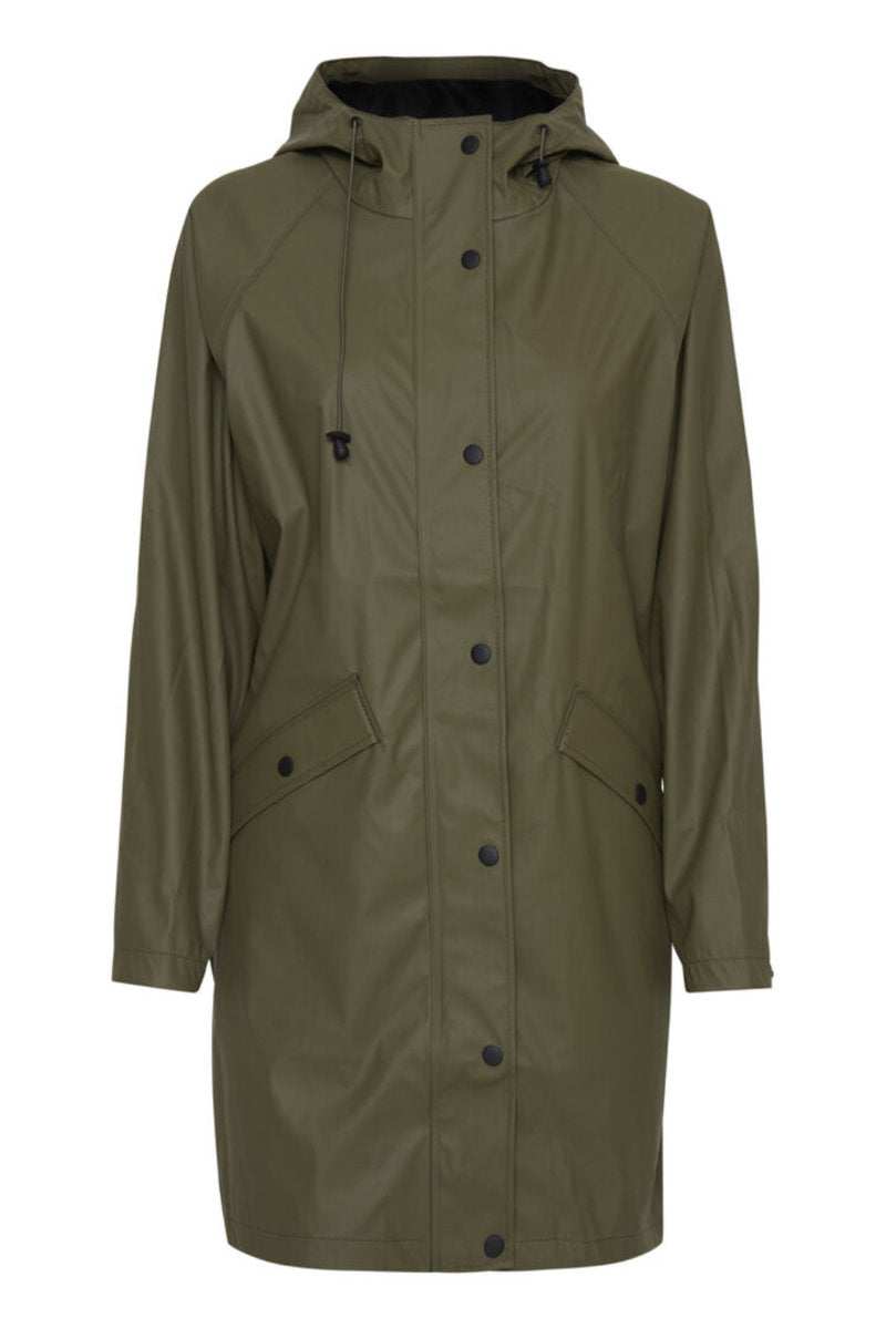 Tazi raincoat, olive