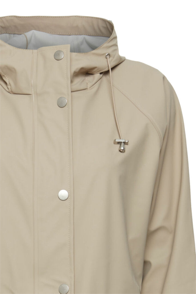 Tazi raincoat, stone