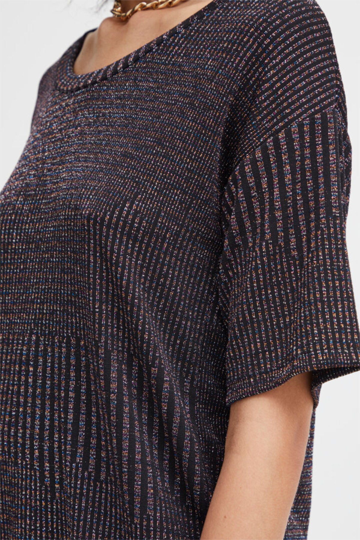 Nila Tee shirt, black