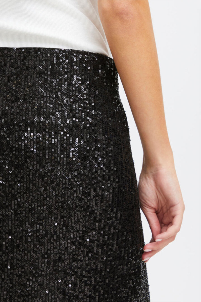 Fauci long skirt, black