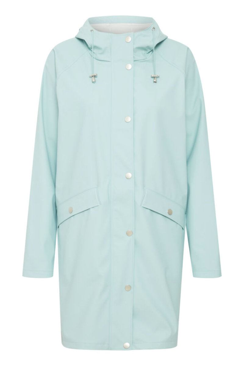 Tazi raincoat, duck egg