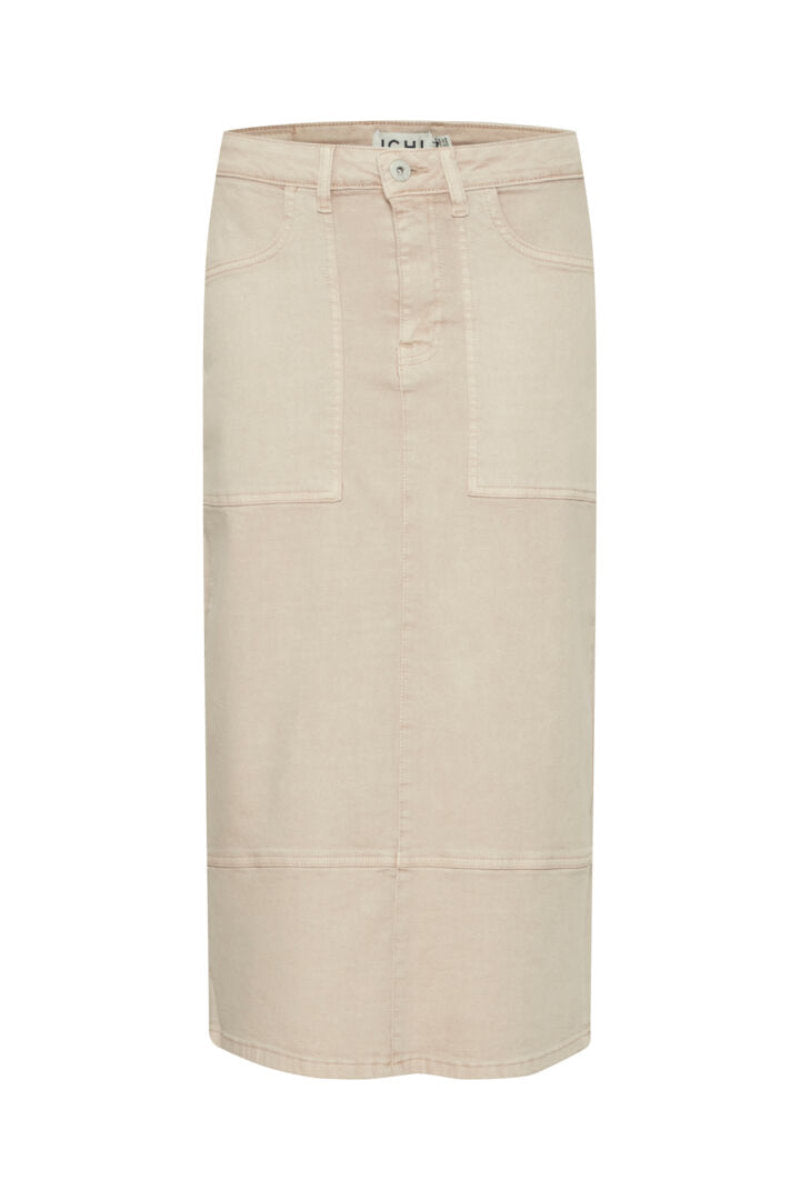 Cenny jean skirt, stone
