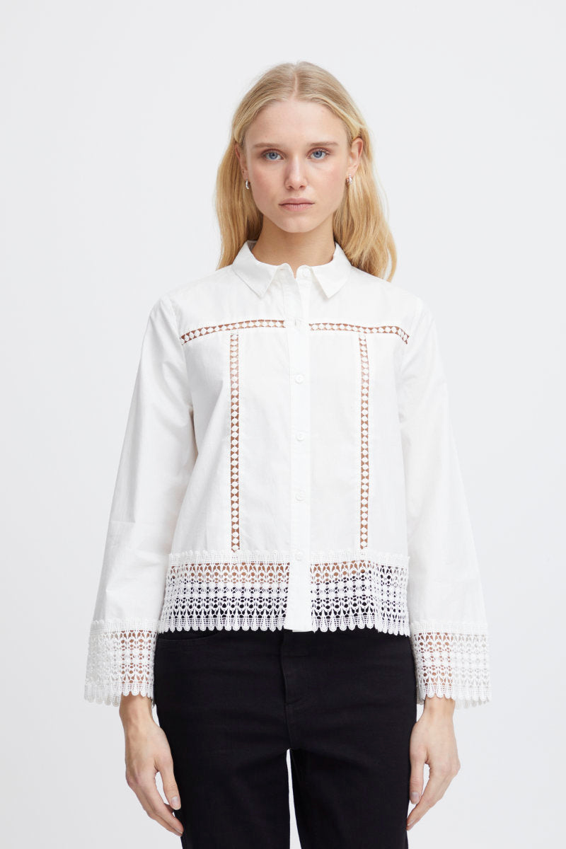 Ilava shirt, soft white