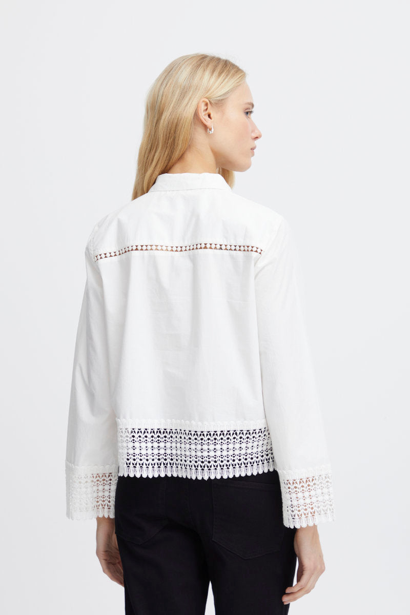 Ilava shirt, soft white