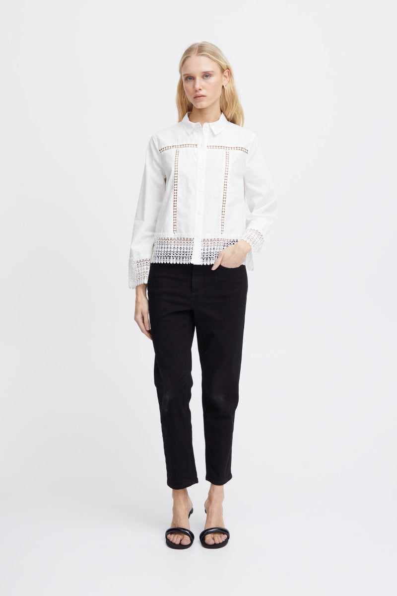 Ilava shirt, soft white