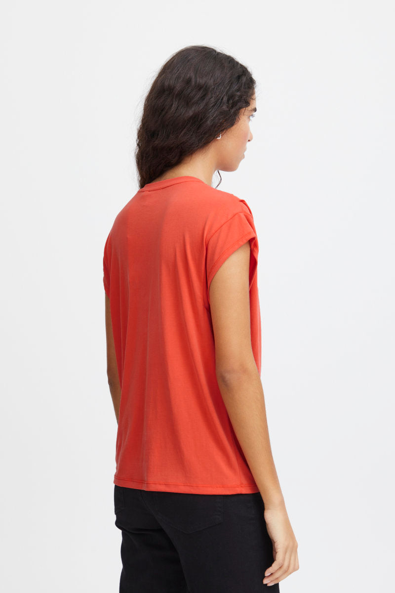 Lisken top, orange