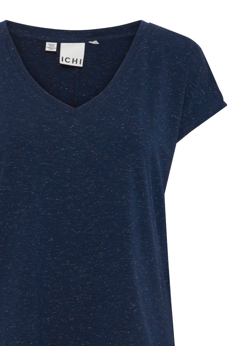 Rebel T shirt, navy sparkle