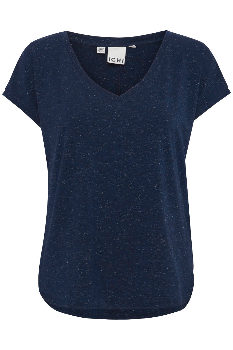 Rebel T shirt, navy sparkle