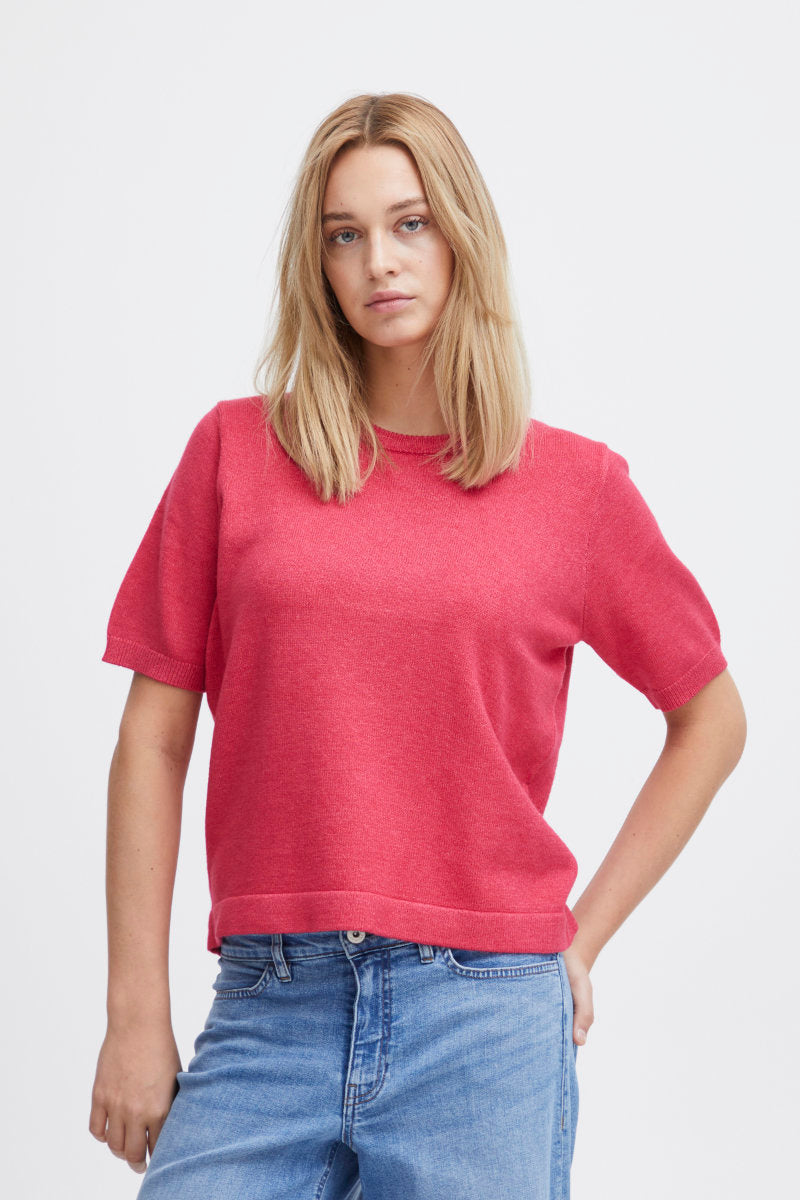Sella jumper, raspberry