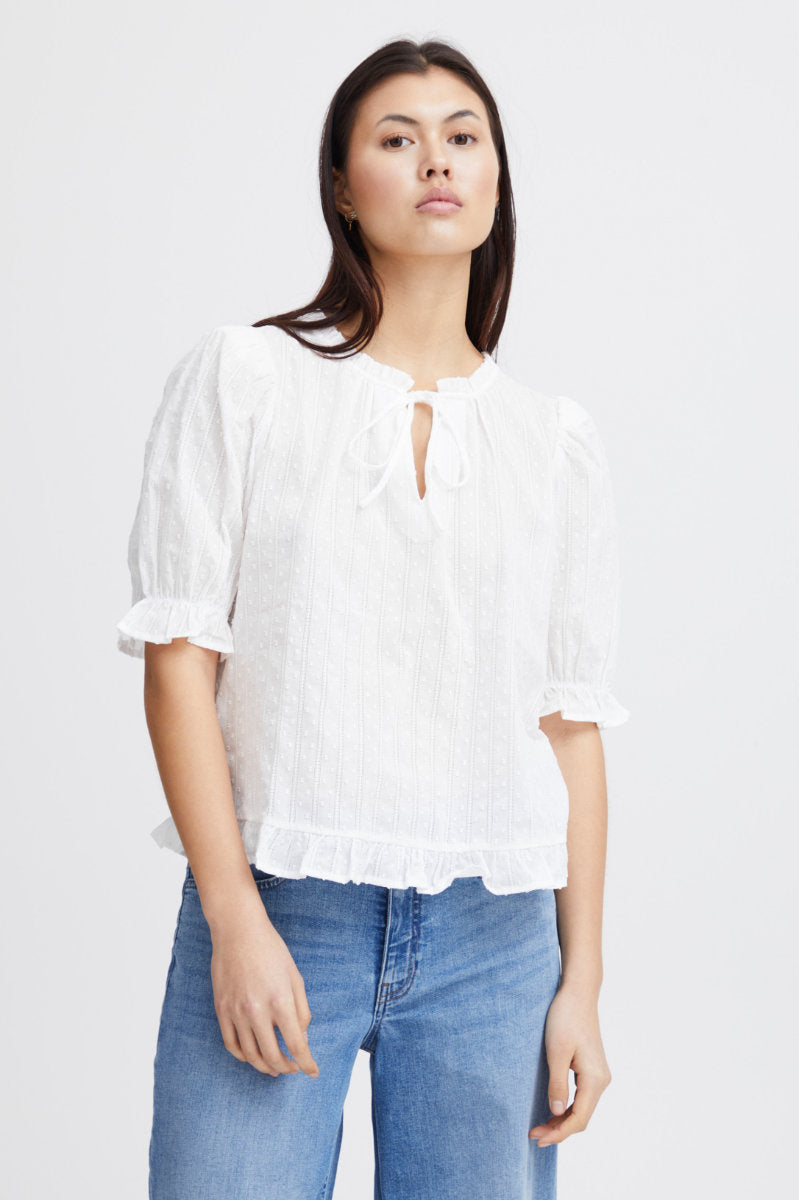 Xanthe blouse, ivory
