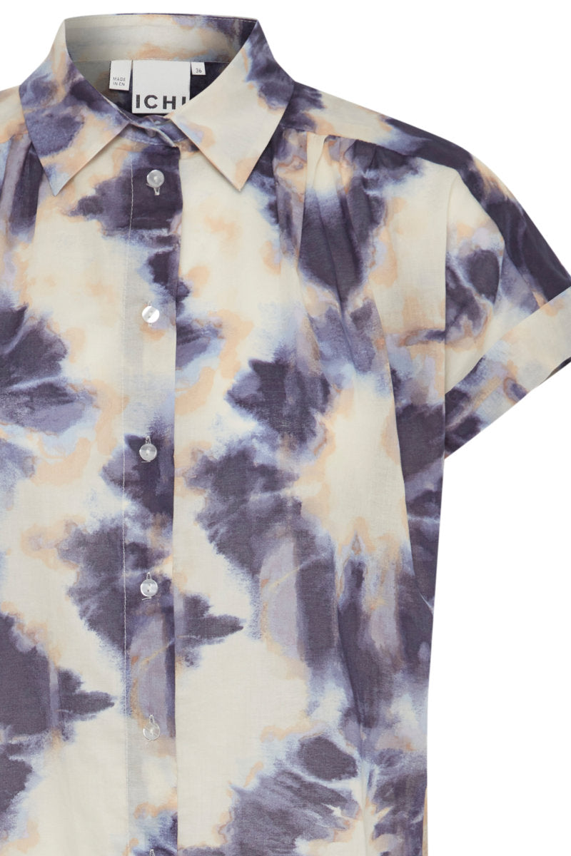 Emmeretta shirt, navy and cream