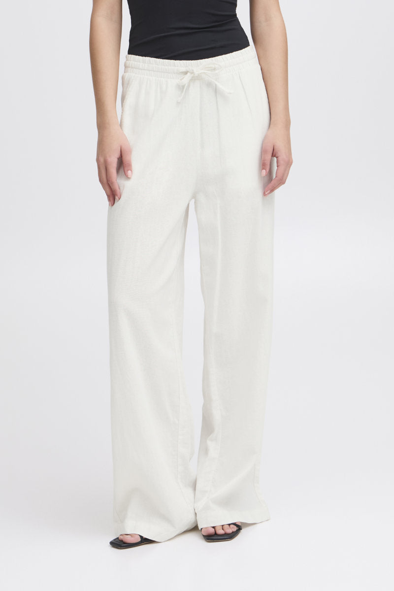 Linno trousers, ivory