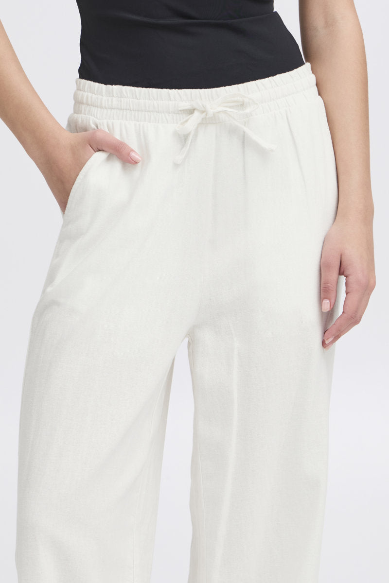 Linno trousers, ivory