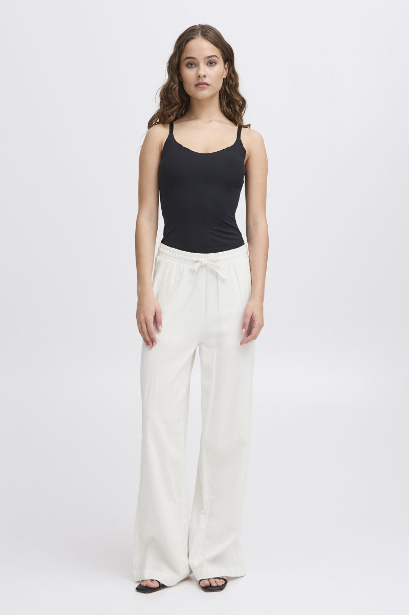 Linno trousers, ivory