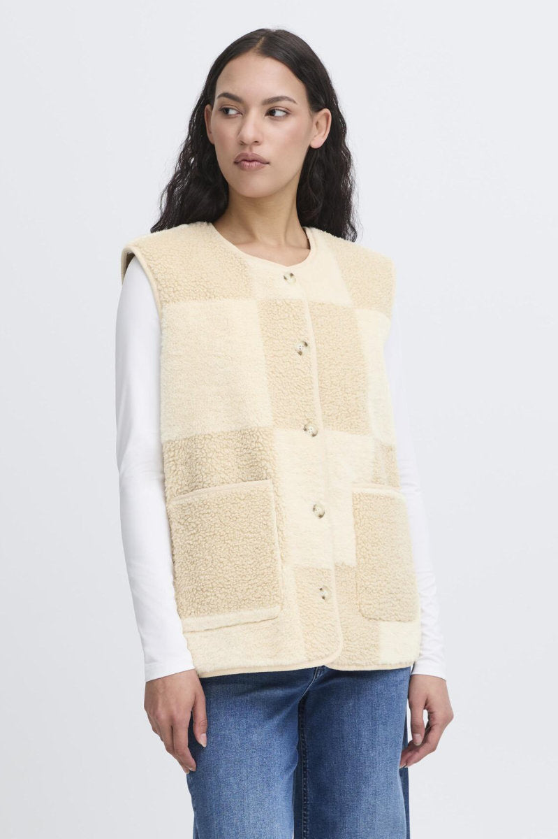 Tonza gilet, cream