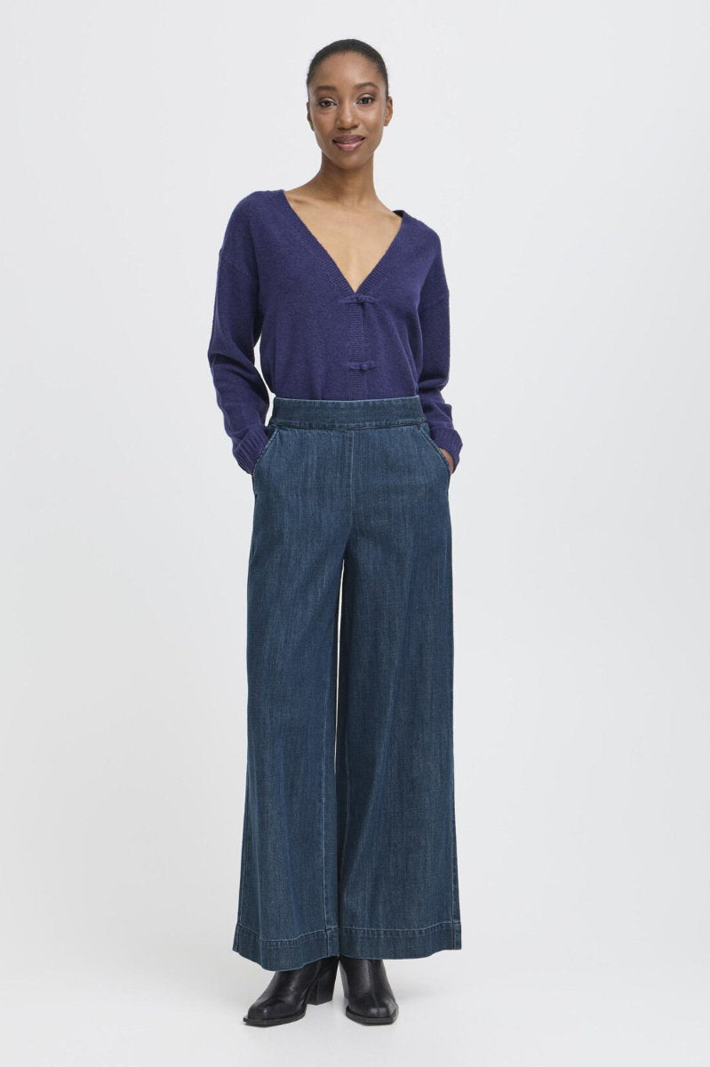 Aubery jeans, dark denim