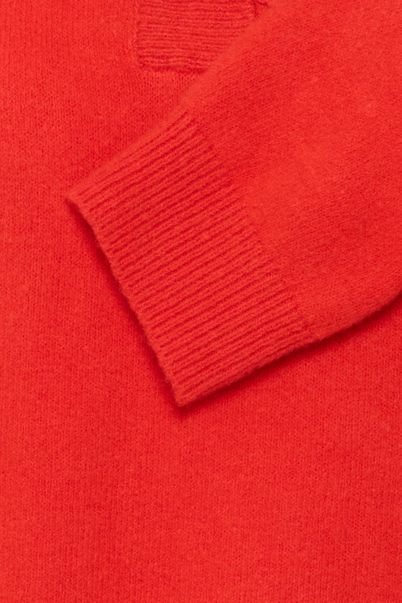 Dasila jumper, fiery red