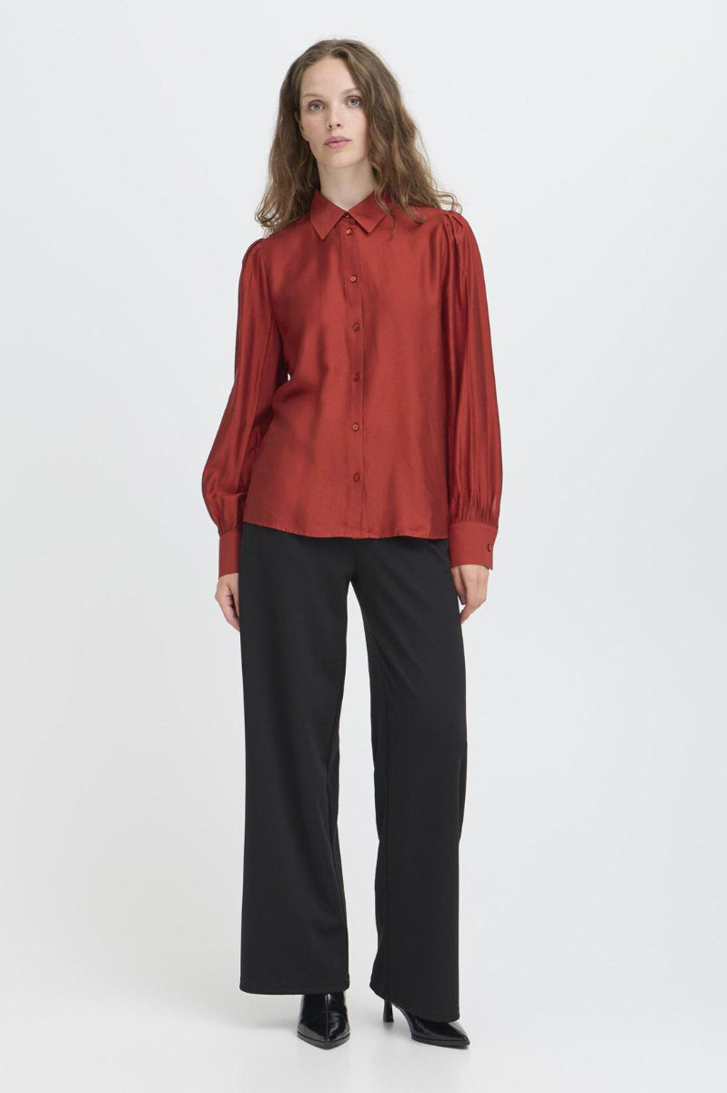 Karlani shirt, redcurrant