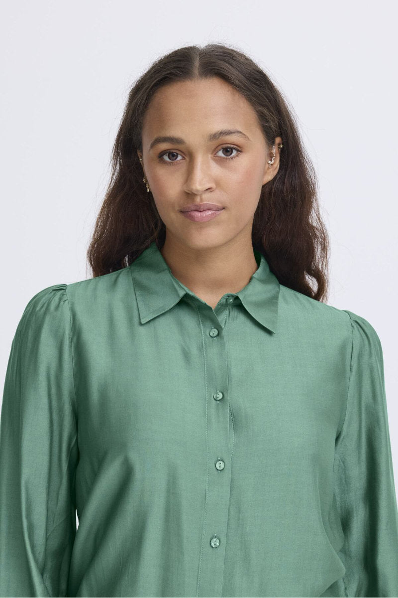 Karlani shirt, pine green