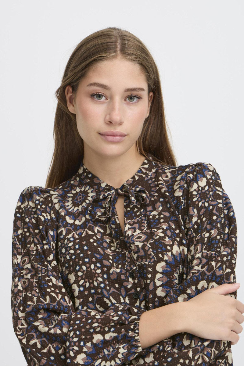 Craviz blouse, chocolate
