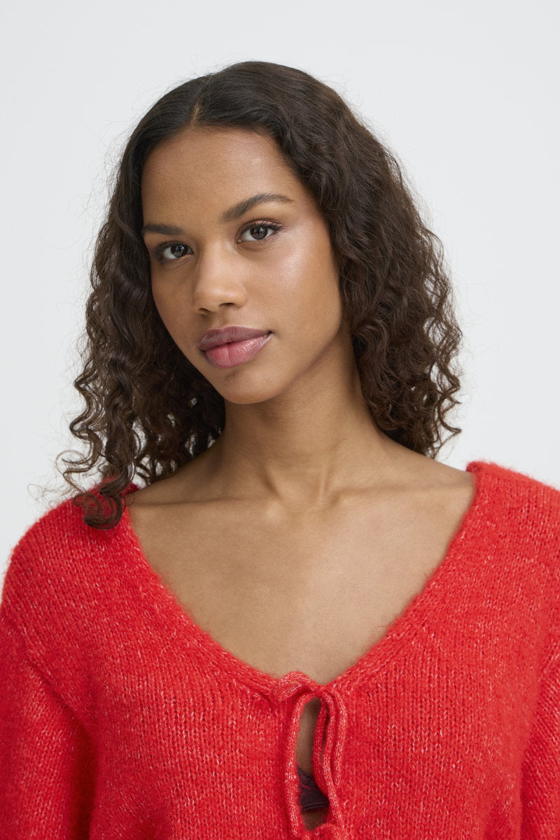 Dabria cardigan, red