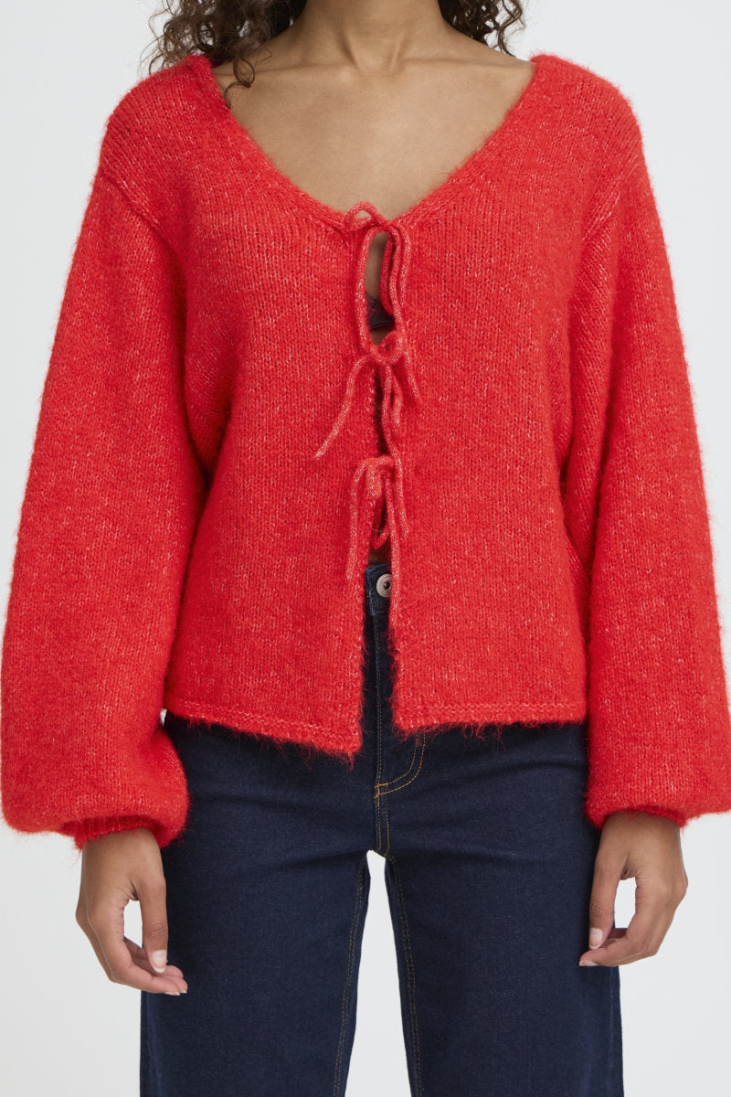 Dabria cardigan, red
