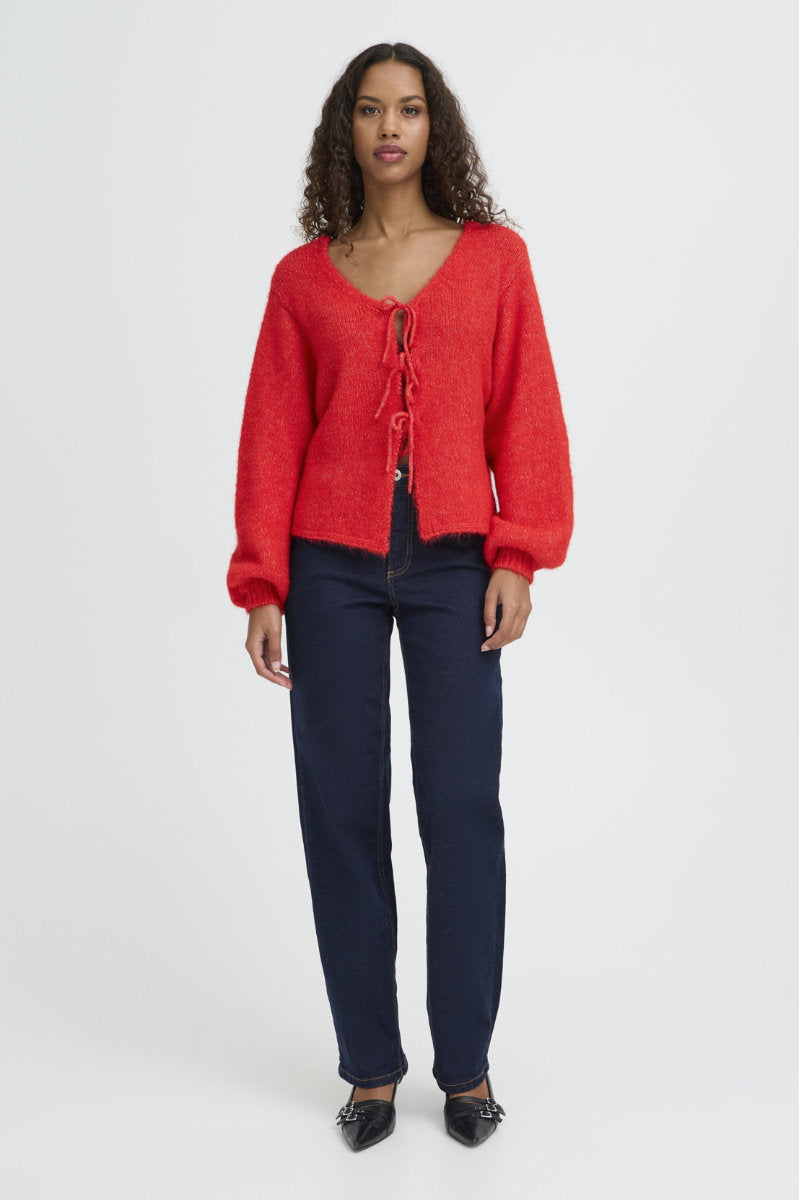 Dabria cardigan, red