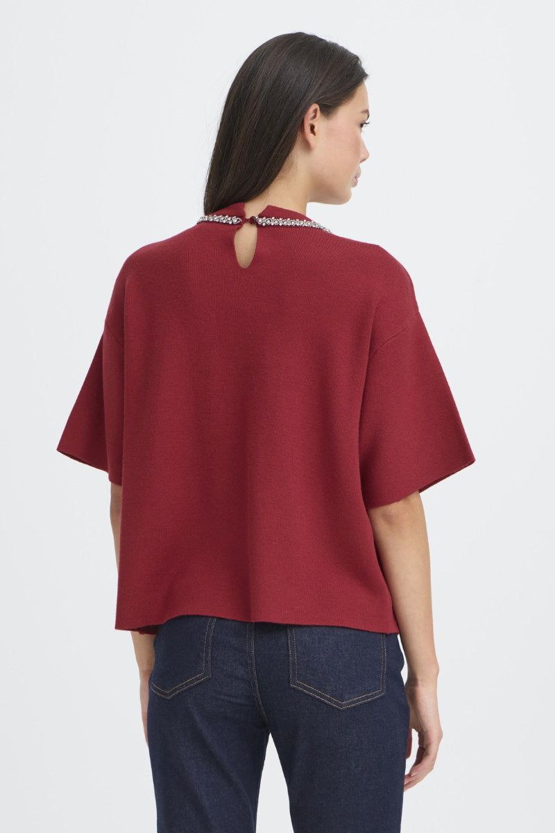 Dorise jumper, claret