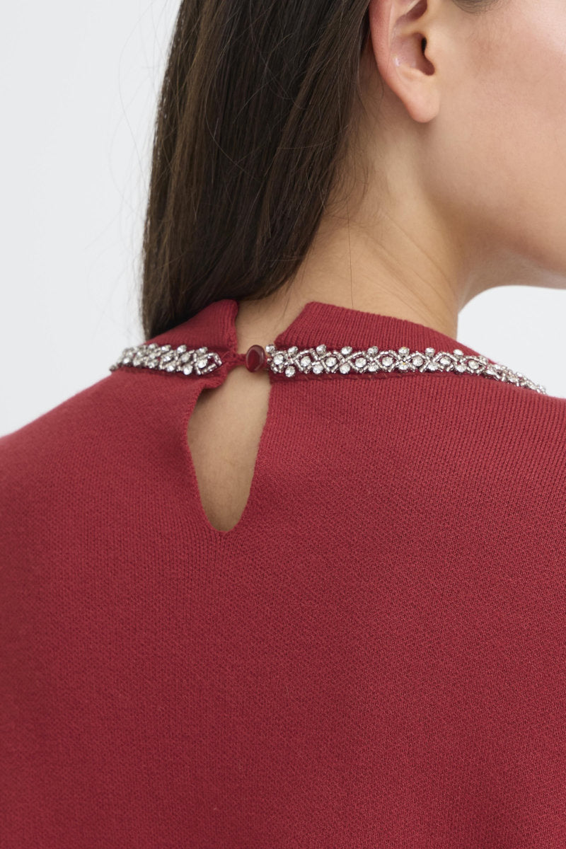 Dorise jumper, claret
