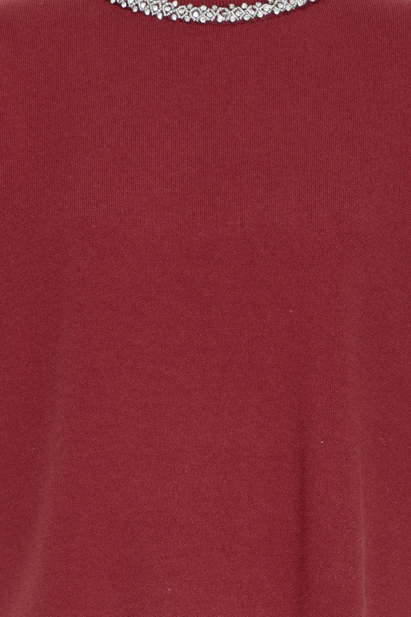 Dorise jumper, claret
