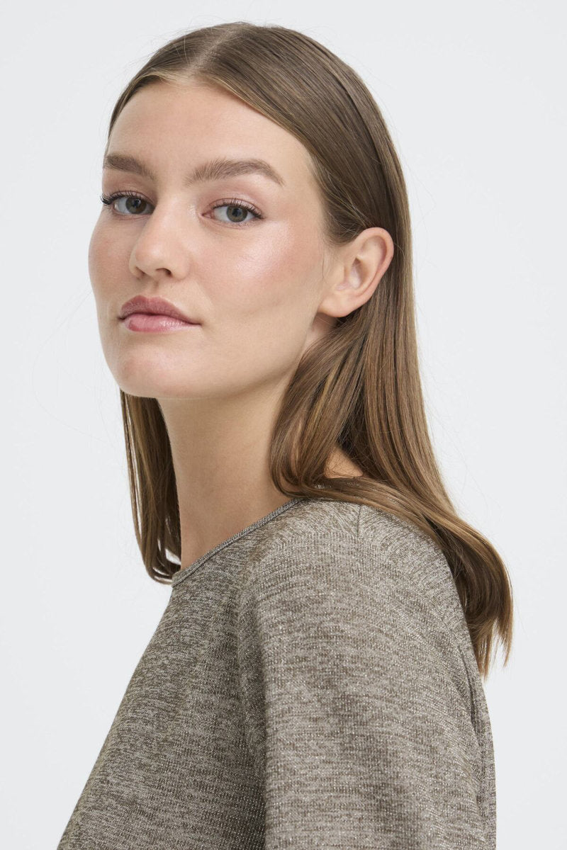 Danice top, silver mink